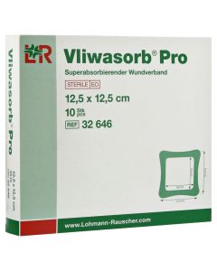 VLIWASORB Pro suberabsorb.Komp.steril 12,5x12,5 cm