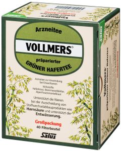 VOLLMERS präparierter grüner Hafertee Filterbeutel
