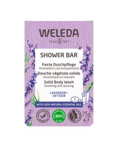 WELEDA feste Duschpflege Lavender+Vetiver-75 g