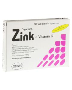 ZINK ORGANISCH+Vitamin C Tabletten