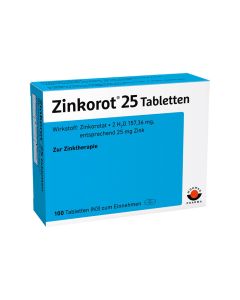 ZINKOROT 25 Tabletten