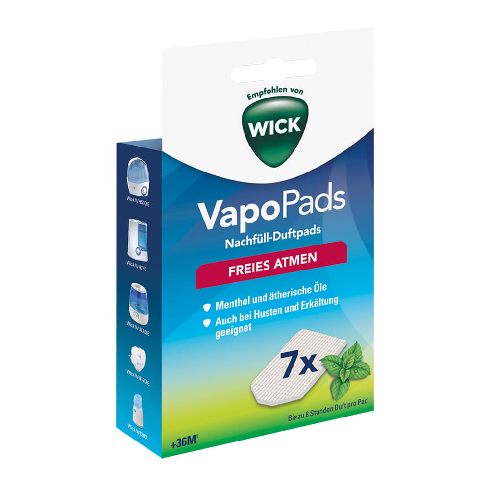 WICK VapoPads® Menthol 7 Nachfüllpads für die Erkältung 1 P ohne